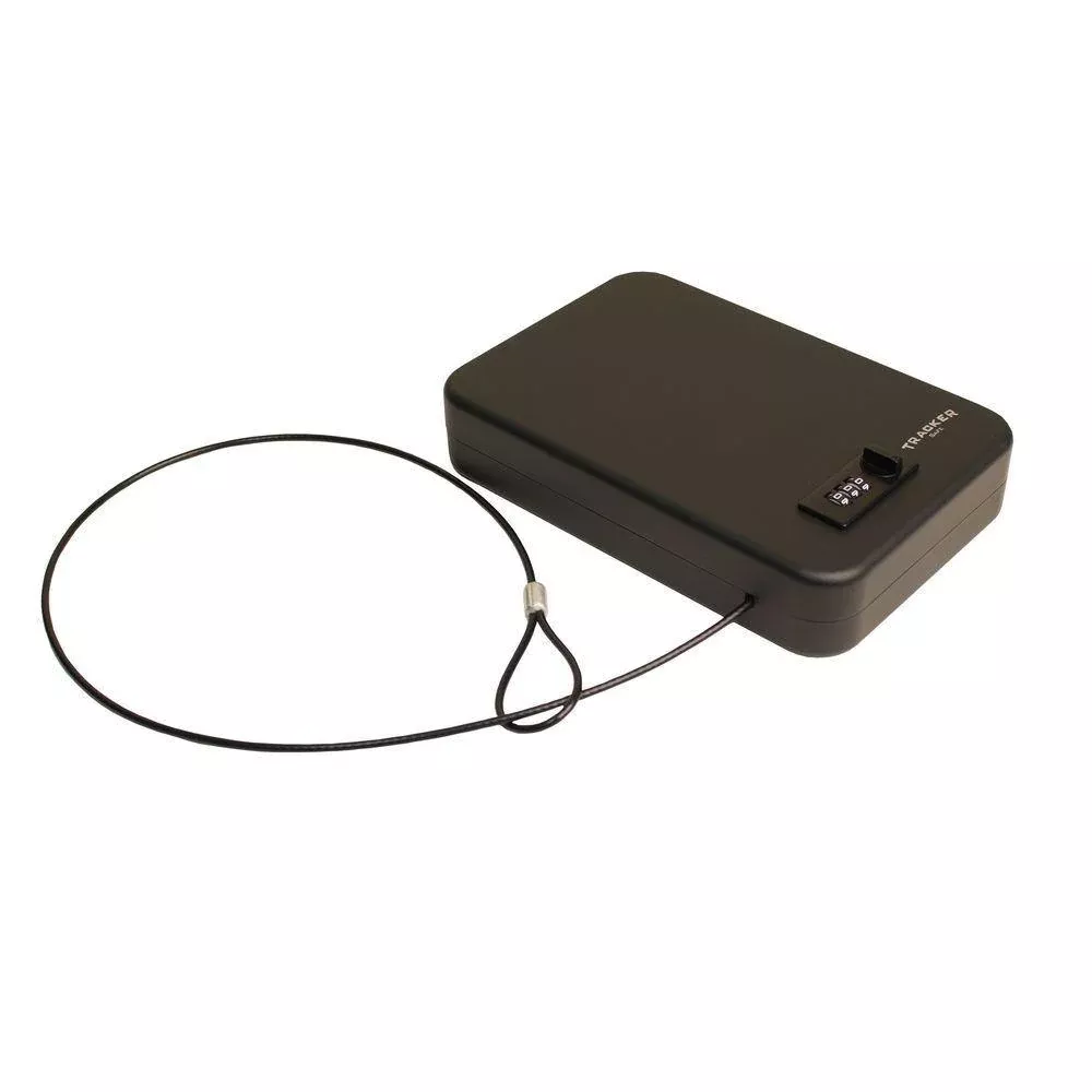 0.052 cu. ft. Small Car/Portable Safe Combination Lock, Black