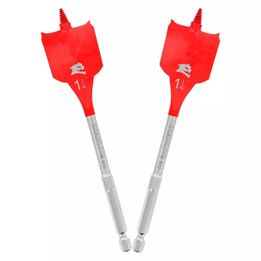 1-1/4 in. x 6 in. SPEEDemon Spade Bit (2-Pack)