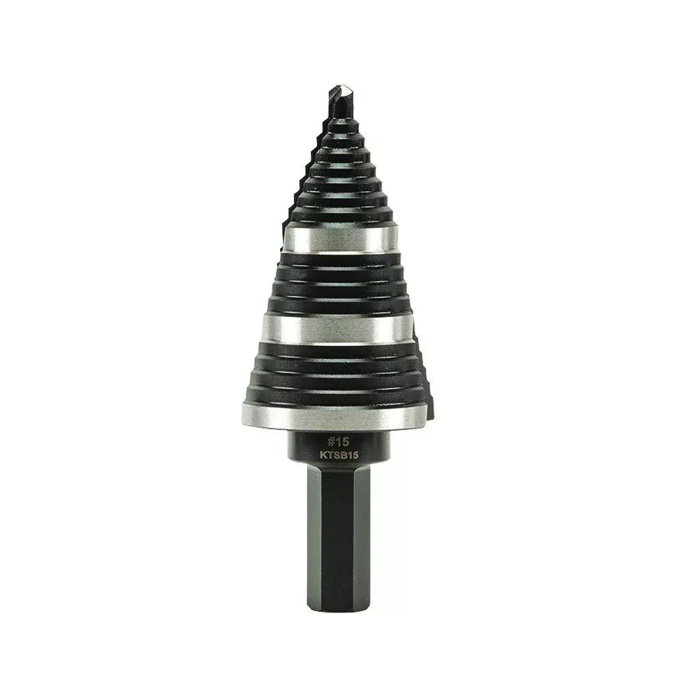 1.375 in. High Speed Steel Double Flute Step Drill Bit