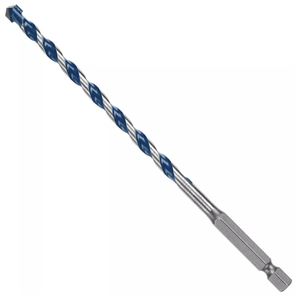 1/4 in. x 4 in. x 6 in. Blue Granite Turbo Carbide Hammer Drill Bitfor Concrete, Stone and Masonry Drilling