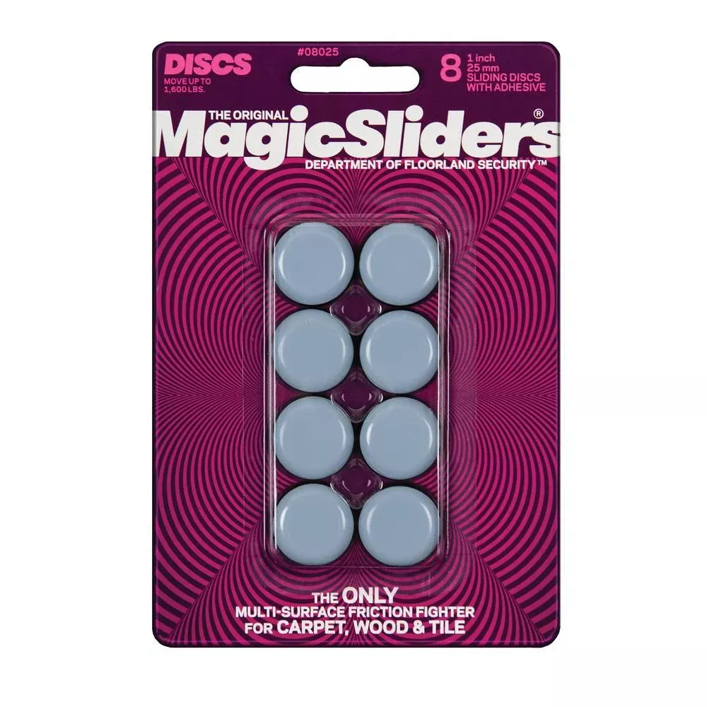 1 in. Round Sliding Discs (8-Pack)