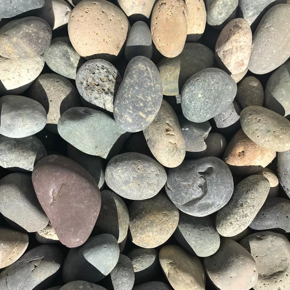 1 in. to 2 in. Mixed Mexican Beach Pebble (500 lbs. Mini Sack)