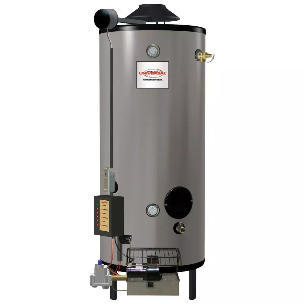 100 Gal. Universal Heavy Duty 399.9K BTU Low NOx (LN) Commercial Natural Gas ASME Tank Water Heater