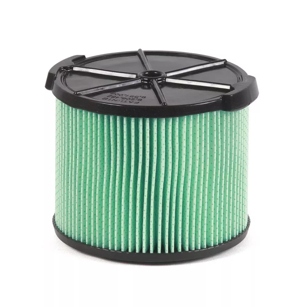 5-Layer HEPA Material Pleated Paper Filter for 3 to 4.5 Gal. RIDGID Wet/Dry Shop Vacuums