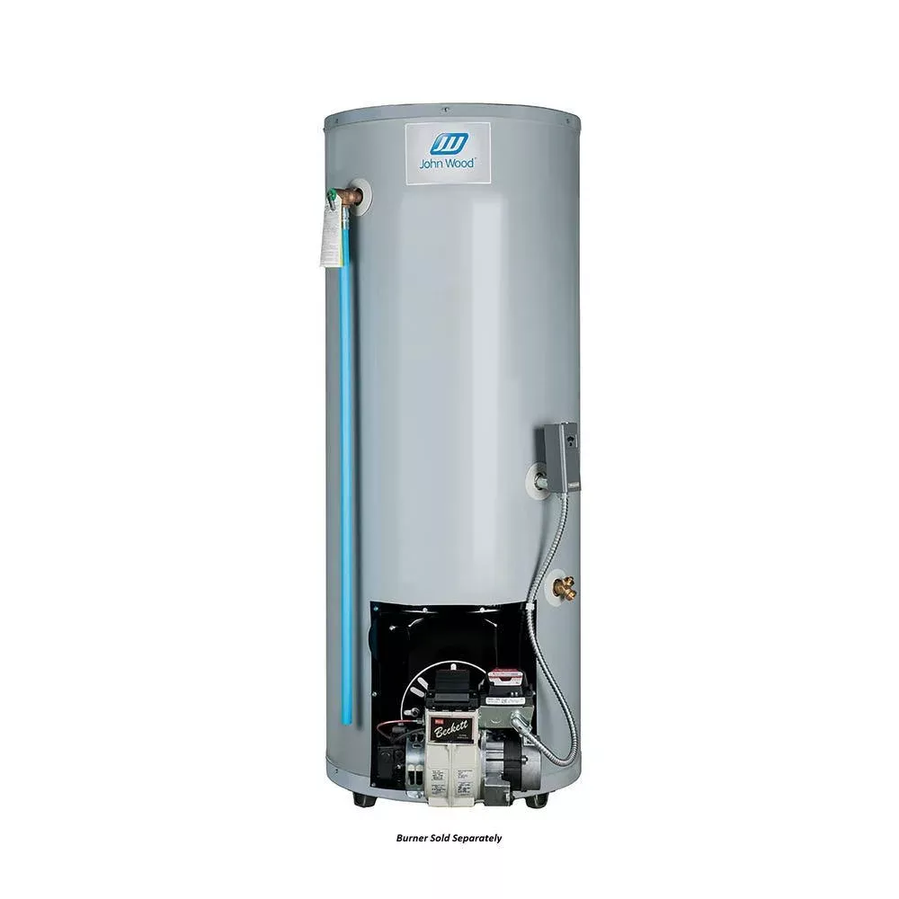 50 Gal. Tall Residential Oil-Fired Rear Flue Tank Water Heater Only (Burner Sold Separately)