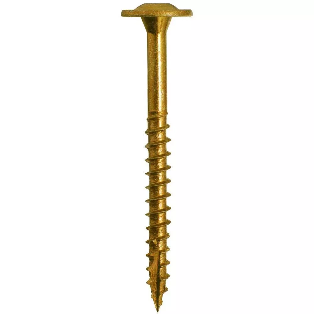 #8 x 1-1/2 in. Star Drive Low Profile Washer Head Cabinet Wood Screw (100-per Pack)