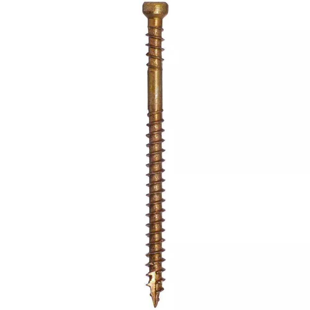 #8 x 1-1/2 in. Star Drive Trim Head Wood Deck Screw (600-Piece per Pack)