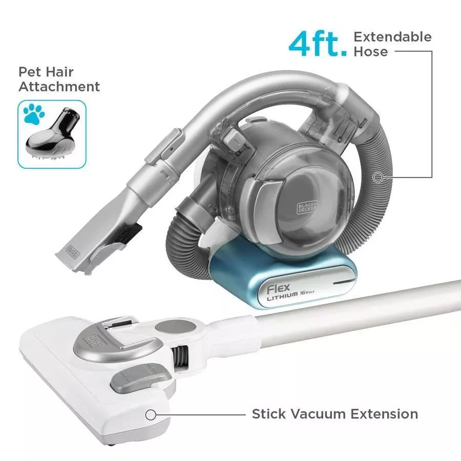 BLACK+DECKER Flex 16-Volt Cordless Handheld Vacuum