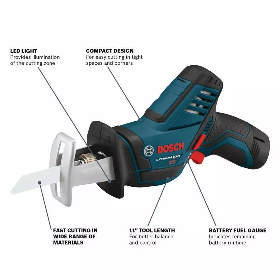 Bosch 12-Volt Max Cordless Reciprocating Saw (Bare Tool Only)