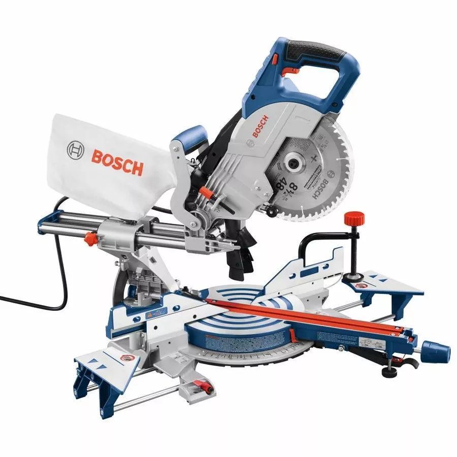 Bosch Glide 8-1/2-in 12-Amp Single Bevel Sliding Compound Corded Miter Saw