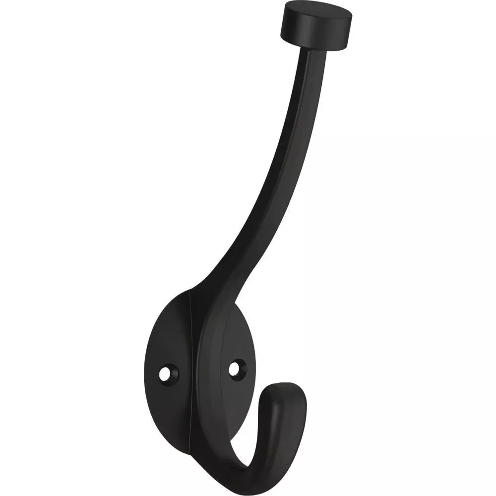 Pilltop 5.63 in. Flat Black Hook