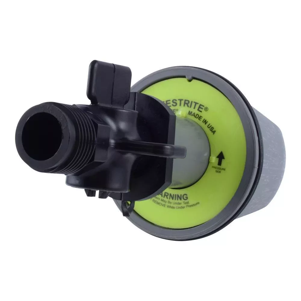 Testrite 2 in. PVC Schedule 40 Test Plug with Valve Fitting